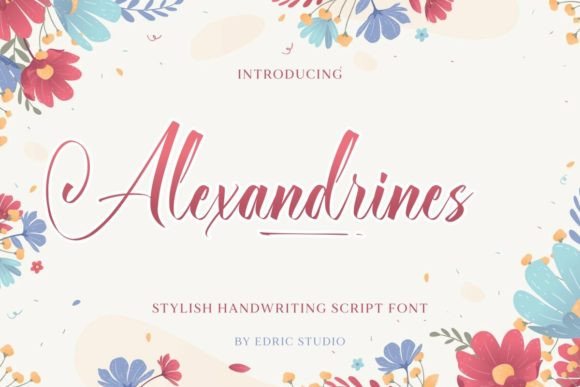 Alexandrines Font Review: A Stylish Script for Brand Identity