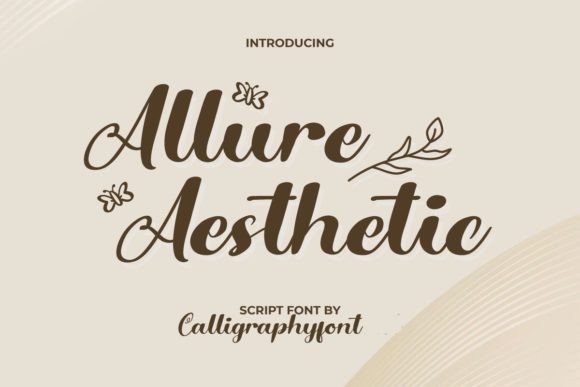 Allure Aesthetic Font: The Perfect Script for Handmade Brands