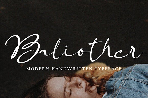 Baliother: A Modern Handwritten Font for Web Design