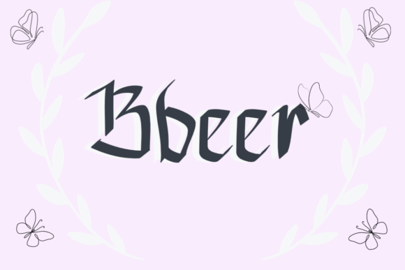 Bbeer Font Review: A Handwritten Typeface for Editorial Design