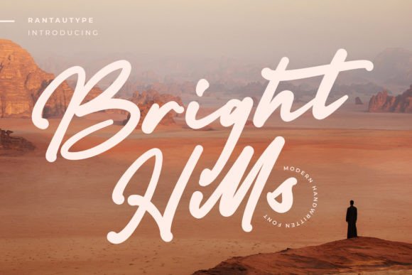 Bright Hills: The Modern Script Font for Bold Branding