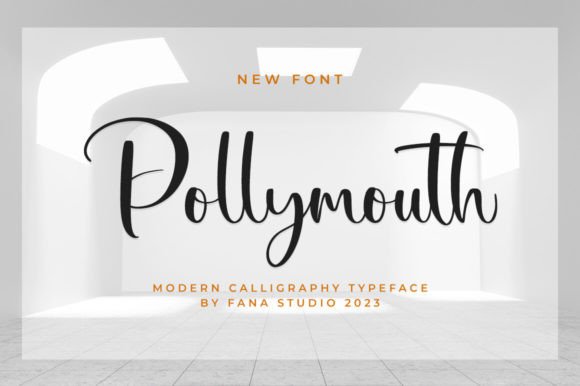 Designing with Pollymouth: A Modern Script Typeface for Branding