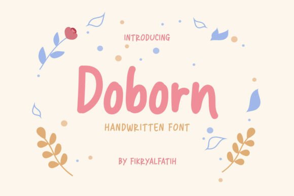 Doborn: A Vibrant Display Font for Bold Branding