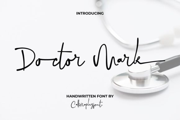 Doctor Mark: A Handwritten Typeface for Editorial Elegance