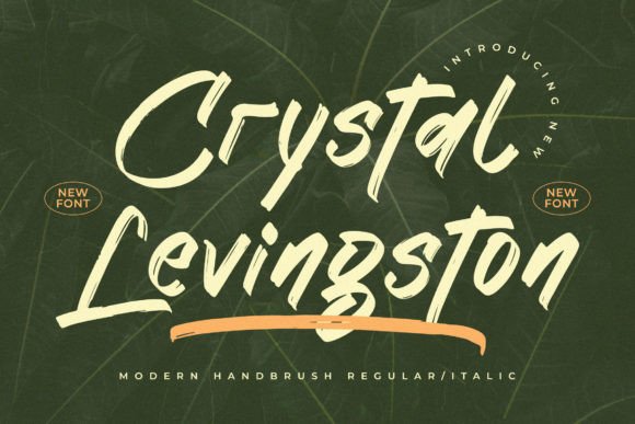 Elevate Your Brand with the Crystal Levingston Typeface