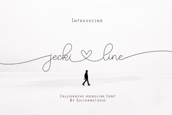 Jecki Line: A Handwritten Typeface for Editorial Warmth