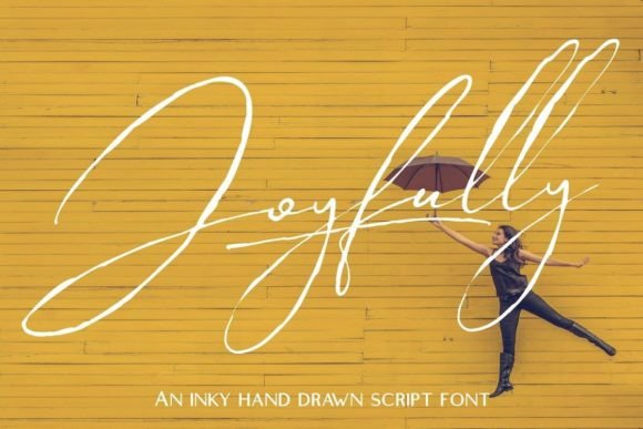 Joyfully Font: A Handwritten Typeface for Modern Web Design