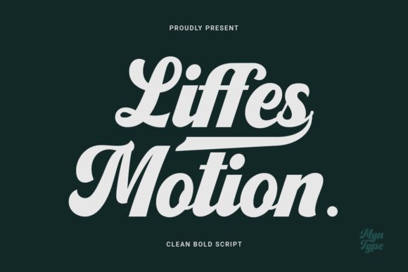Liffes Motion: A Dynamic Script Font for Web Headers