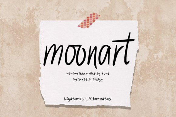 Moonart: The Handwritten Font for Authentic Brand Stories