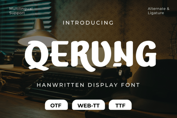 Qerung Font: The Handwritten Typeface That Stops the Scroll