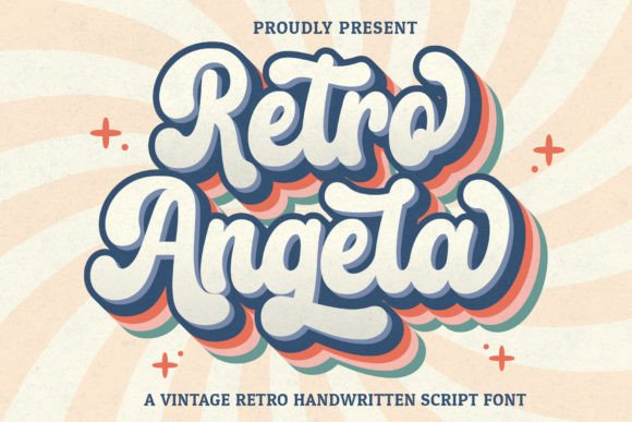 Retro Angela Font Review for Web Designers