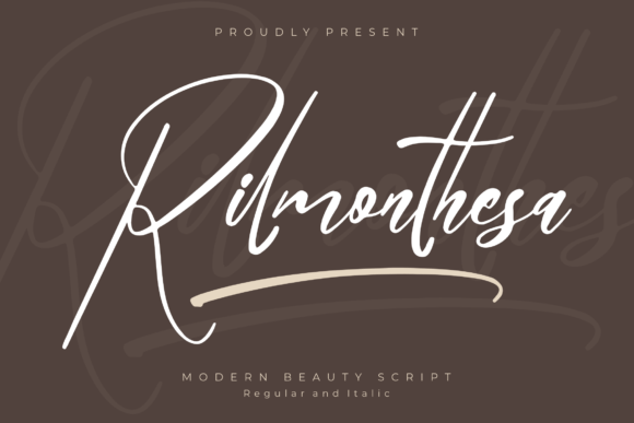 Rilmonthesa: The Script Font That Elevates Campaign Design