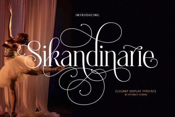 Sikandarie: A Refined Script Typeface for Editorial Design