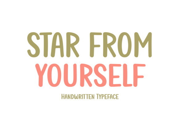 Star from Yourself: A Handwritten Font for Modern Web Design