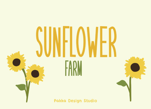 Sunflower Farm Font: Brighten Your Brand Typography