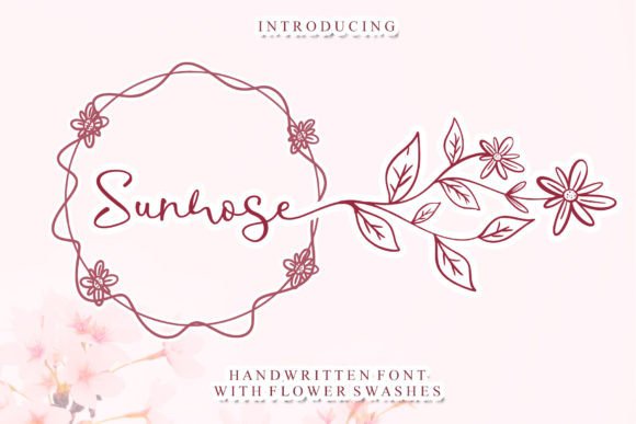 Sunrose Font: A Handwritten Typeface for Web Design