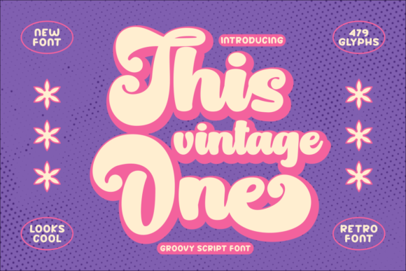 This Vintage One: A Retro Typeface for Bold Editorial Design