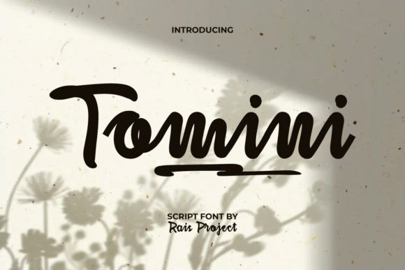 Tomini: A Bold Script Font for Modern Web Design